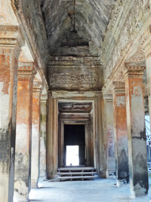 Walkway in Angkor Wat - Angkor, Siem Reap Province, Cambodia