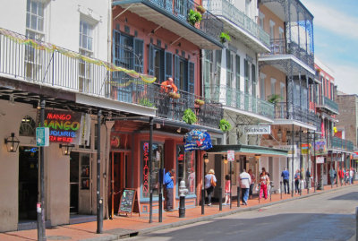 The French Quarter of New Orleans