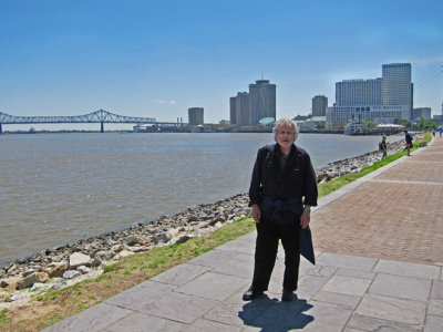 Richard in New Orleans near the Mississippi River