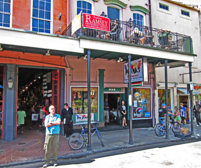 Ken in the French Quarter of New Orleans