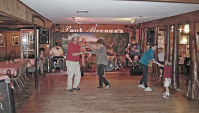 Dancing at Pont Breaux's Cajun Restaurant in Breaux Bridge in southwestern Louisiana
