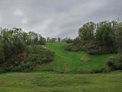 Thayer's Approach - a battlefield site of the siege of Vicksburg - Civil War: Vicksburg National Military Park, Mississippi