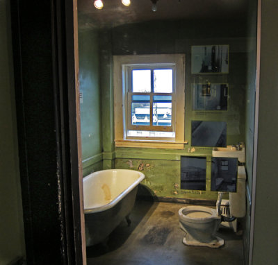 Martin Luther King Jr. was assassinated from this bathroom in Bessie Brewer's Boarding House