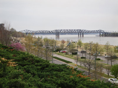 The Mississippi River as seen from Memphis, Tennessee