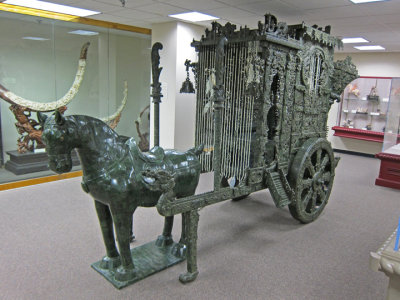 Jade wedding carriage from China at the Belz Museum of Asian and Judaic Art in Memphis, Tennessee