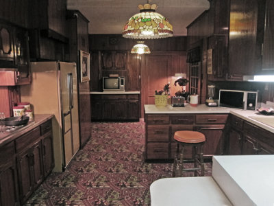 Kitchen at Graceland - Elvis Presley's home in Memphis, Tennessee