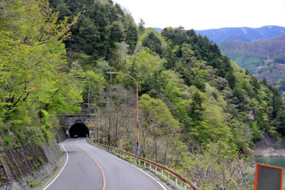 One of many tunnels we used while traveling through the mountains from Suwa-shi to Takayama