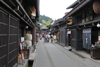 A street in Old Town in Takayama