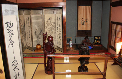 Room decorations in the Gassho style house of the Nagase family - Gassho-zukuri Village in Shirakawa-go
