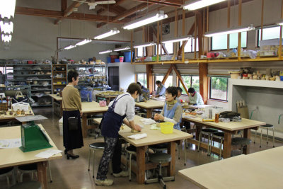 The Nomi Kutani Ceramics Center in the Kutani Pottery Village in Nomi-shi