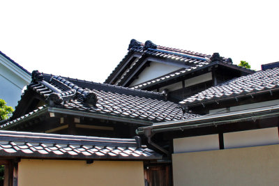 Roofs in the Naga-machi Samurai District in Kanazawa