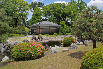 Koun Teahouse in Seiryu-en Garden in Nijo Castle in Kyoto
