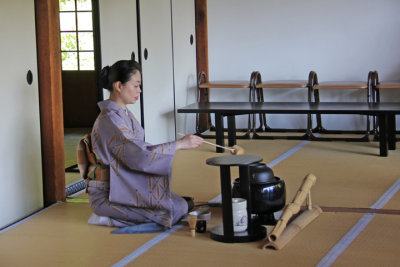 Tea ceremony at the Kodaiji Temple complex in Kyoto