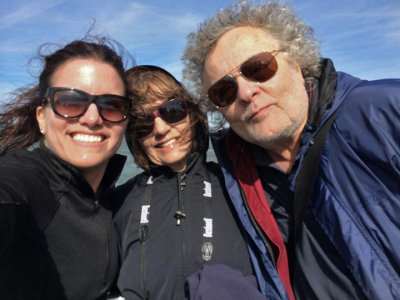 Aaren, Judy and Richard on the boat for Captain Mike's Dolphin Excursion - Tybee Island