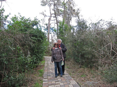Judy and Richard at the Savannah National Wildlife Refuge