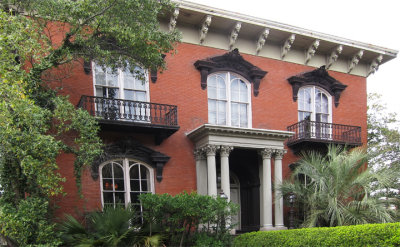 Mercer-Williams House - site of the events in the 1994 novel & movie, Midnight in the Garden of Good and Evil - Savannah