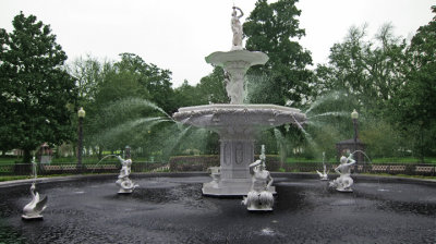 Forsyth Fountain in Forsyth Park - Savannah