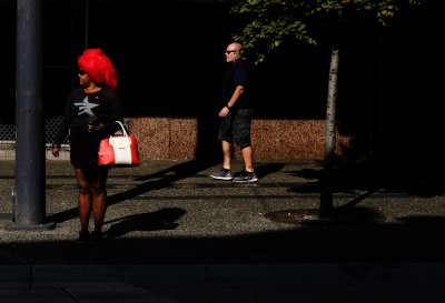 Lady in Red / Man in Black