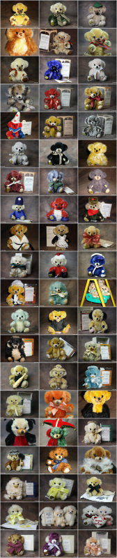 My Merrythought micro Cheeky bear collection