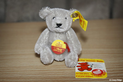 Steiff mini teddy bear 1980s grey 0207/10