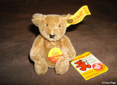 Steiff mini teddy bear 1980s cinnamon 0213/10