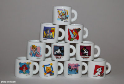 Yujin Disney characters Mini Mug Cup Collection