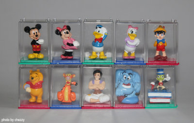 Disney miniatures and gachapon