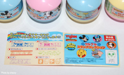 Yujin Disney Characters Rolling Stamp Collection