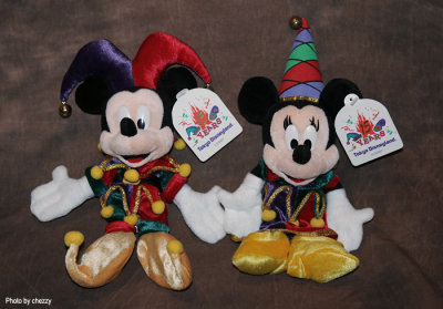 Tokyo Disneyland 15 Years Mickey and Minnie Mouse Jesters