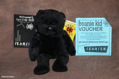 Beanie Kids - Blackie the Black Bear 2000