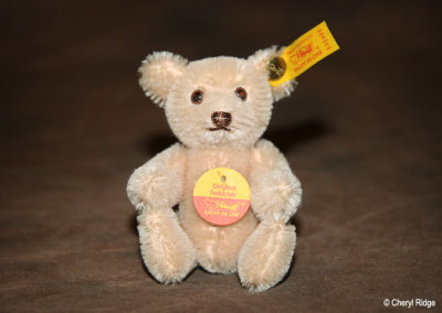 Steiff mini teddy bear 1990s rose pink 030406