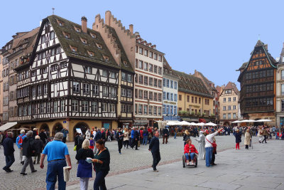 Strasbourg- In Front of the Cathedral