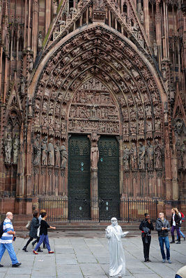 Strasbourg- In Front of the Cathedral