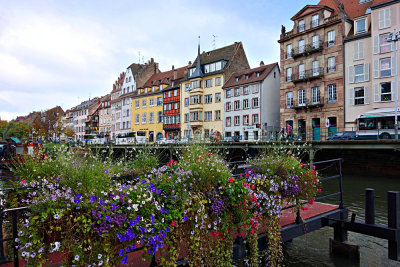 The Ill River flows through Strasbourg, France