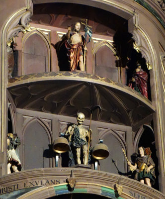 Strasbourg Cathedral Clock Figures