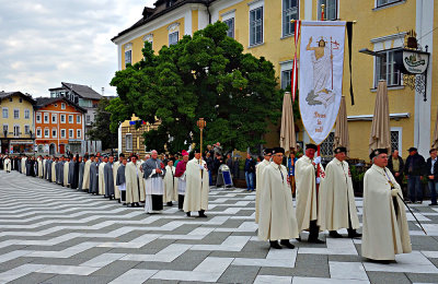 Procession into the Church