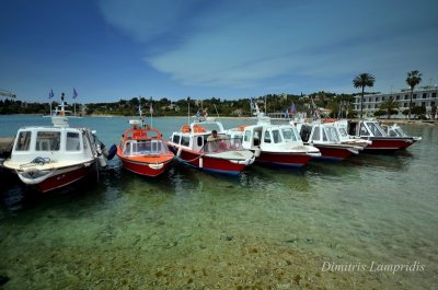 Water taxis to Spetses ...