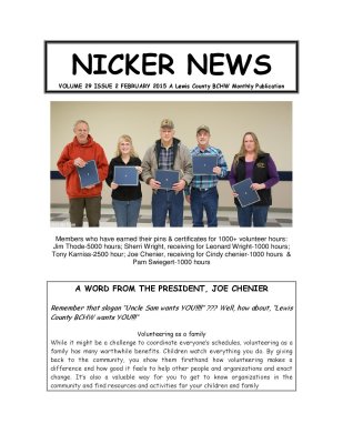 February 2014 Newsletter