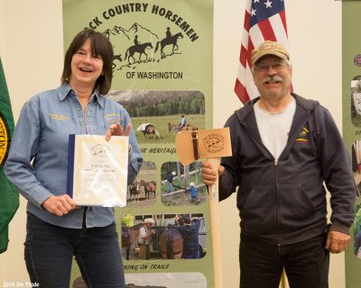 Trail Warrior Award Danny Stineback - Mount St Helens Chapter