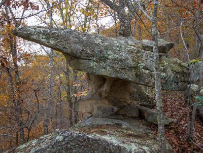 Nearby Leaning Table Rock