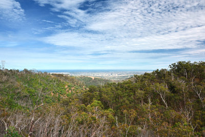 Adelaide  seen from the hills