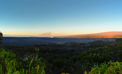 Kilauea-Mauna Loa Sunrise