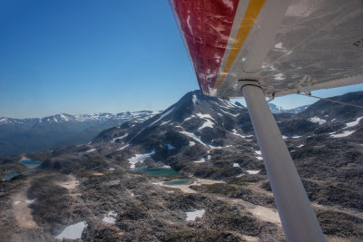 Above Kodiak Island