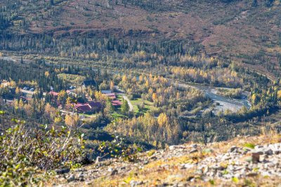 Kantishna Roadhouse from Ridgeline Hike