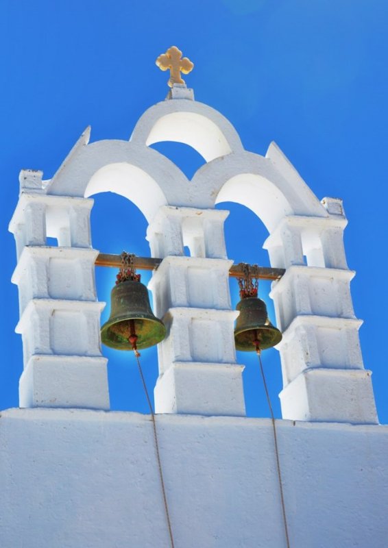 Blue and white.