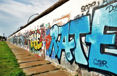 The Berlin Wall - Berliner Mauer (1961-1989).