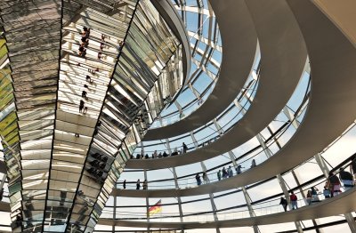 Reichstag dome. 