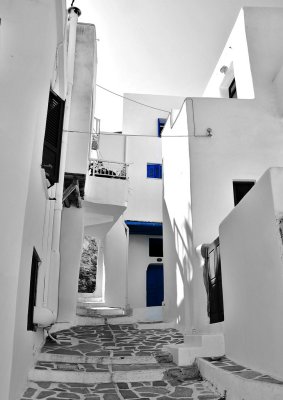 In the alleys of Naxos.