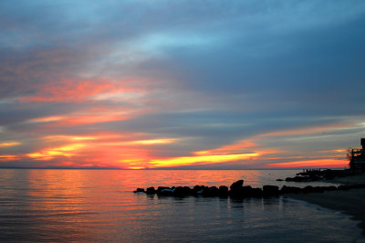 Sunrise on Chesapeake Bay from Calvert County