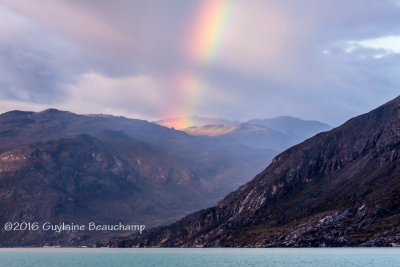 Midnight rainbow !